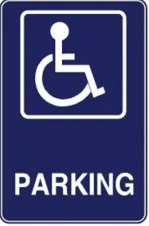 ACCESS - PARKING DISABLED – Part No. AS 2